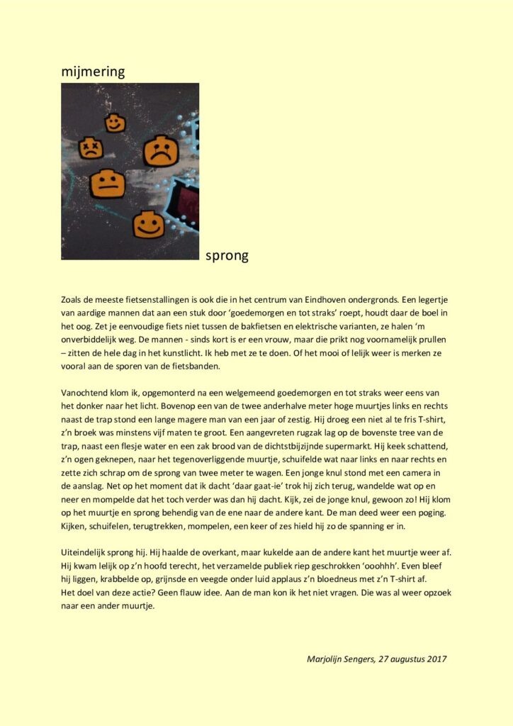 thumbnail of Mijmering 104 Sprong 27-08-2017
