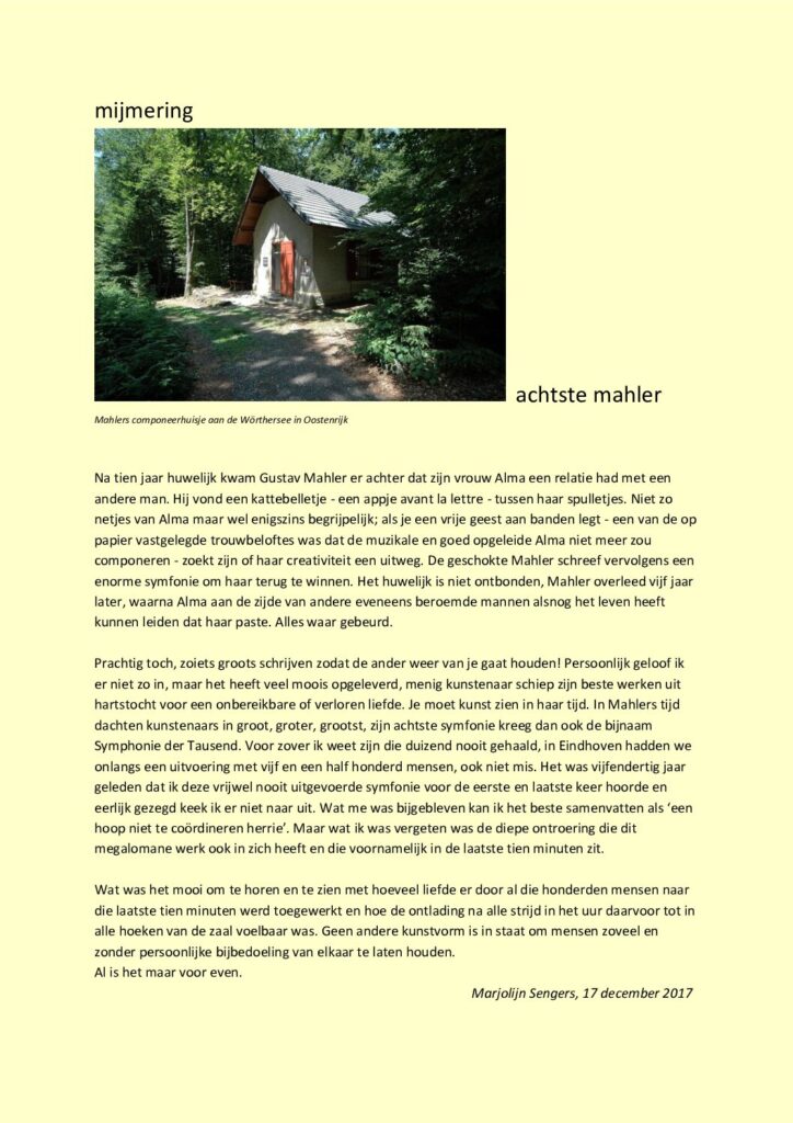 thumbnail of Mijmering 112 Achtste Mahler 17-12-2017