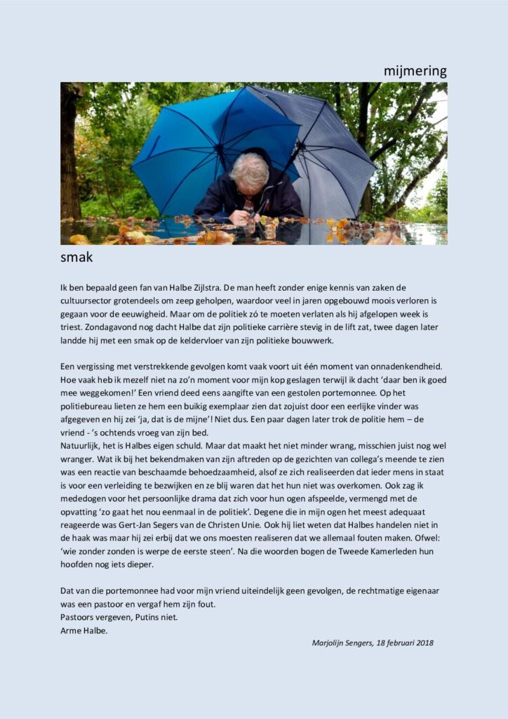 thumbnail of Mijmering 116 Smak 18-02-2018