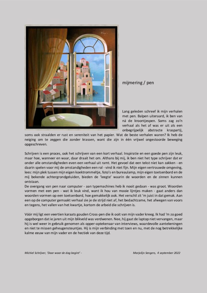 thumbnail of Mijmering 233 Pen 04-09-2022