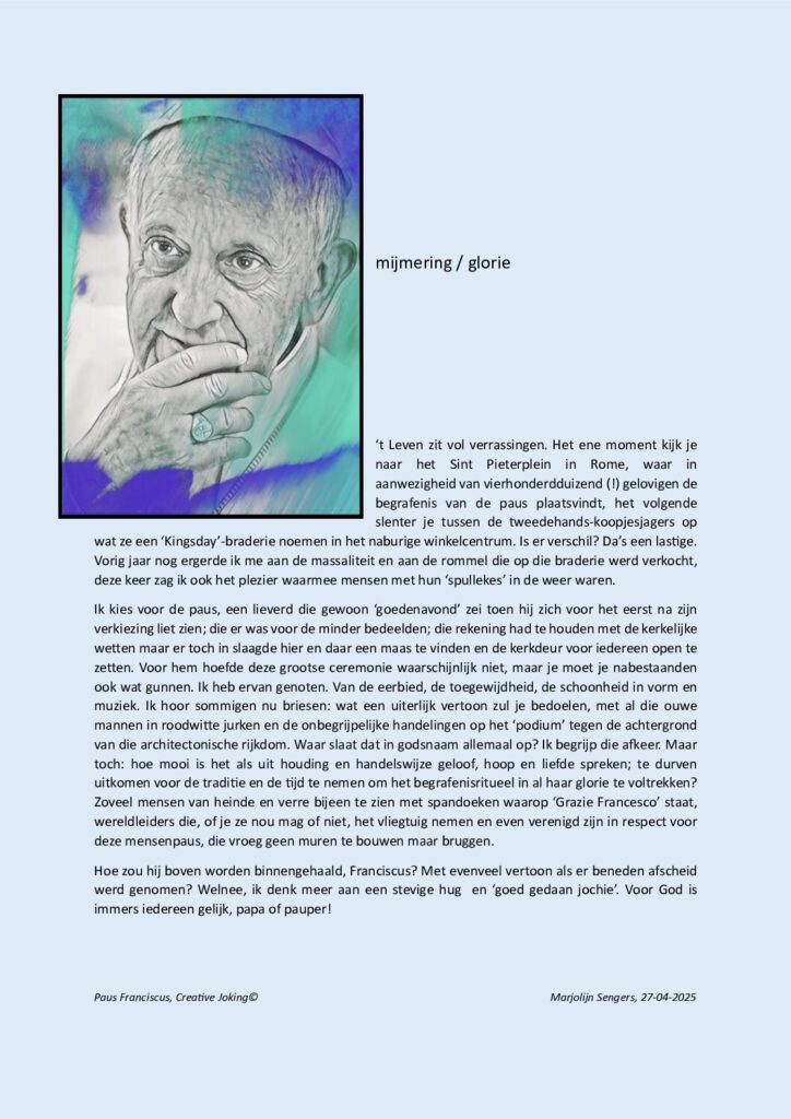 thumbnail of Mijmering 302 Franciscus 27-04-2025