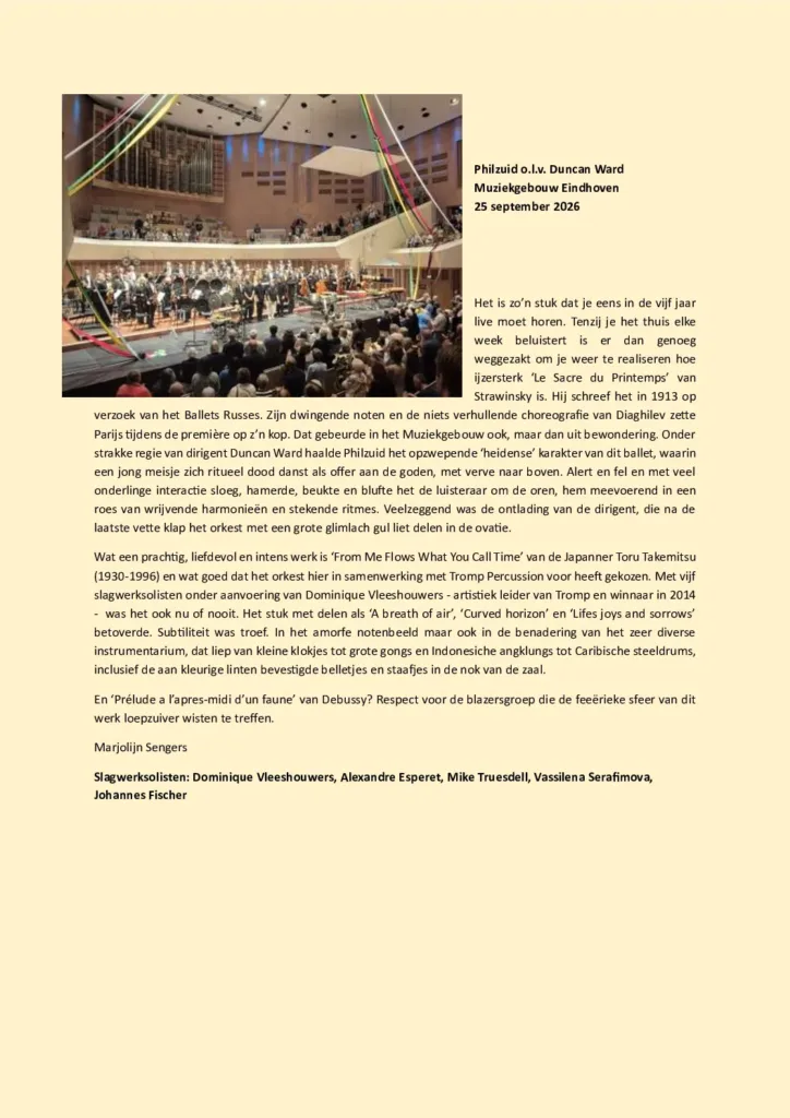 thumbnail of Philzuid met Tromp Percussion 25-09-2026