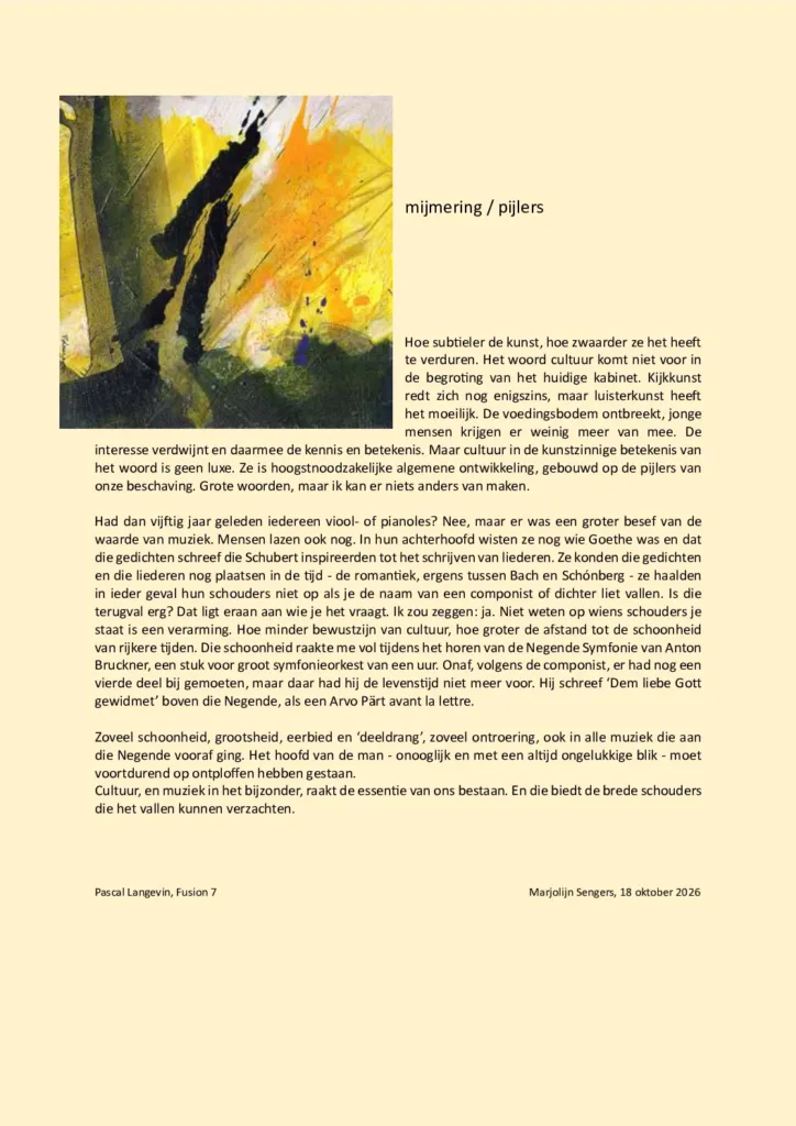 thumbnail of Mijmering 341 Pijlers 18-10-2026